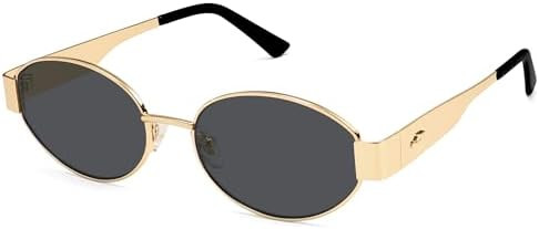 SOJOS Retro Oval Sunglasses for Women Trendy Classic Shades UV400 Protection SJ1256 | Amazon (US)