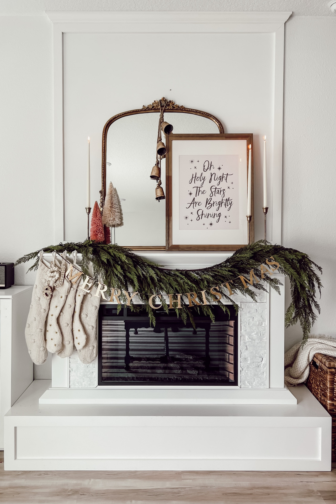 Christmas Mantle ✨#holidayhomedecor #christmasmantle #christmasdecor

#LTKHoliday #LTKhome #LTKSeasonal