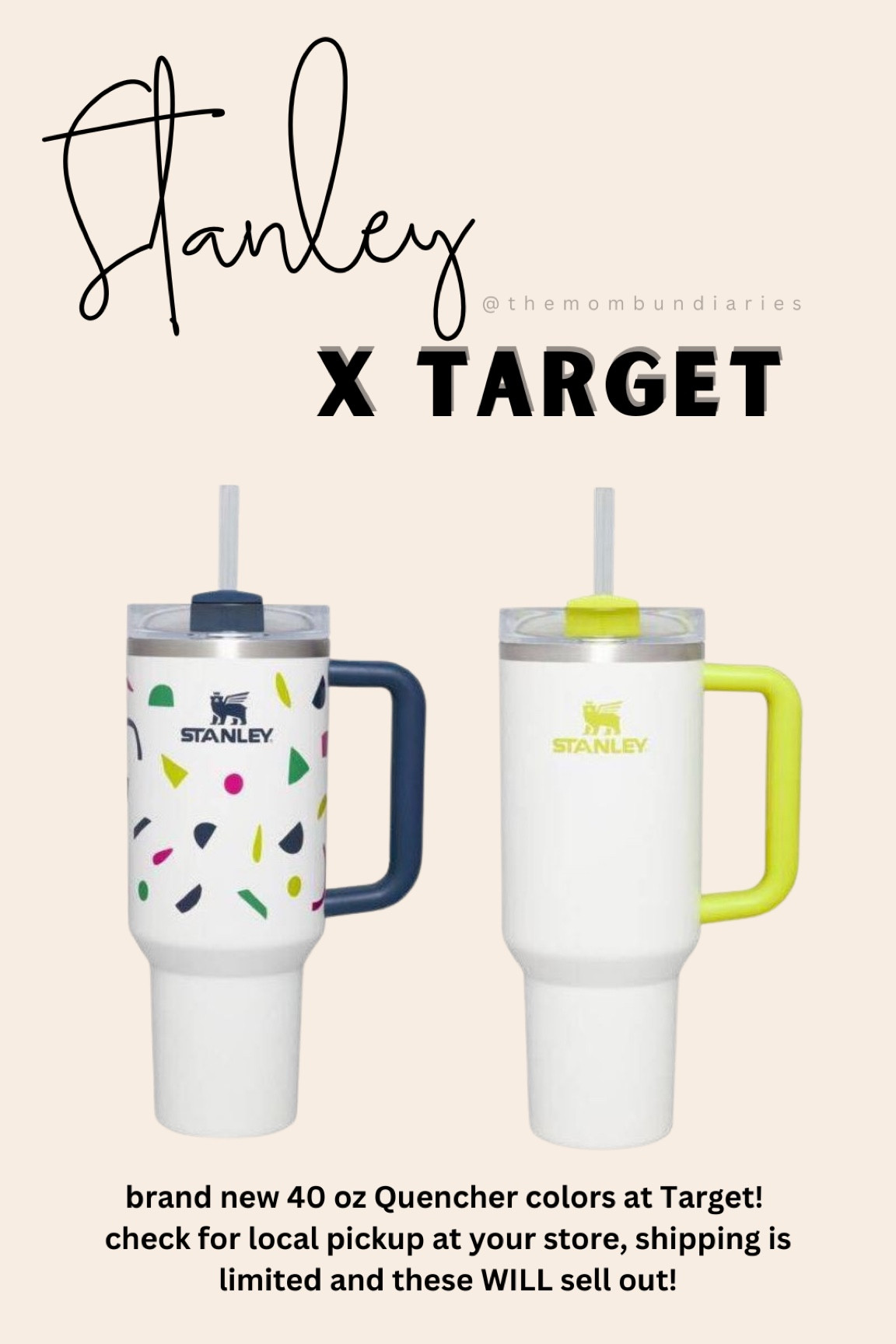 Stanley Quencher H2.0 Flowstate Tumbler - Gather Lemons