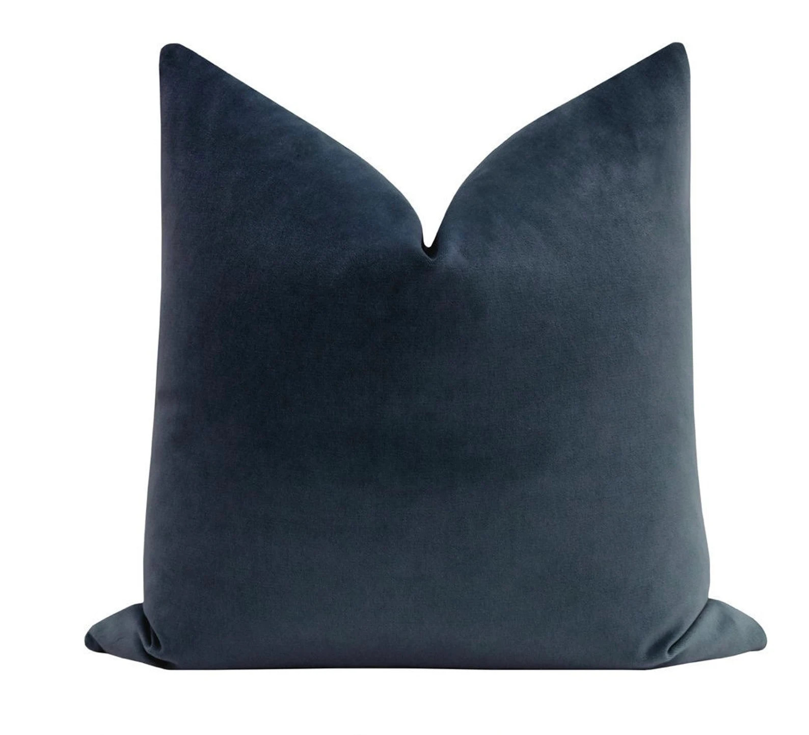 Society Velvet // Prussian Blue Pillow COVER ONLY  Blue - Etsy Australia | Etsy (AU)