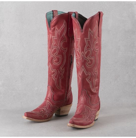 Corral Red Embroidered Tall Boots | Rod's Western Palace/ Country Grace
