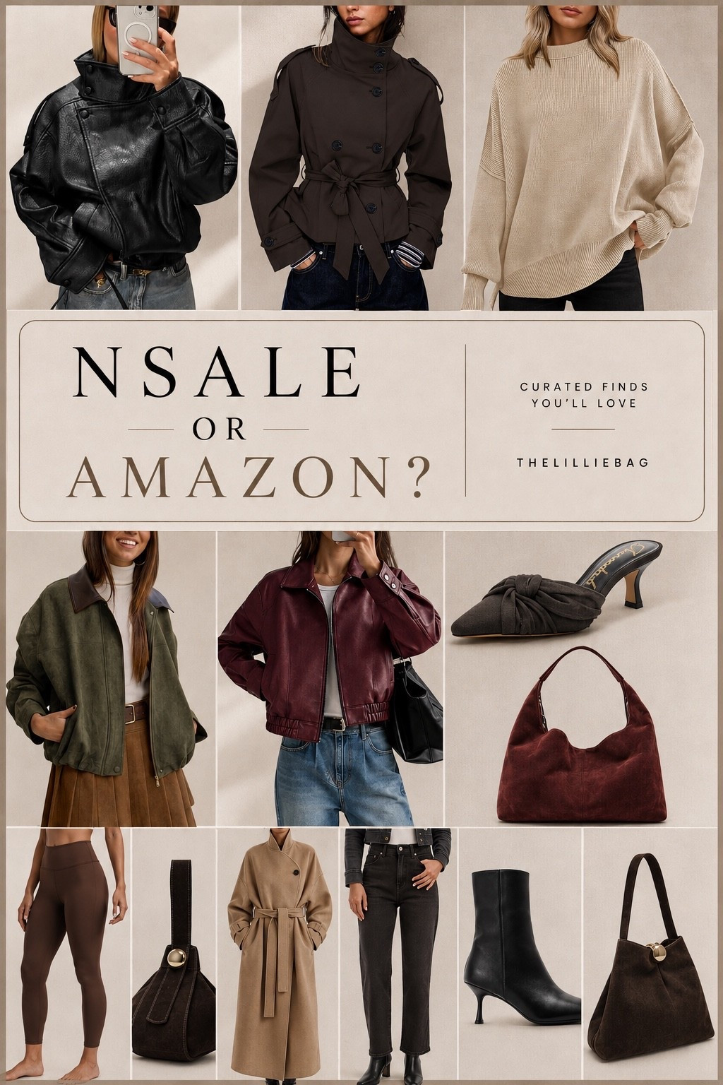Why choose when you can have both? 🤎 I love mixing NSALE investment pieces with affordable Amazon finds to create the same elevated look for less. It’s one of my favorite ways to build a timeless wardrobe without overspending.

Which side are you shopping first—NSALE or Amazon?


NSALE. Nordstrom Anniversary Sale. Amazon finds. Amazon fashion. Look for less. Fall fashion. Capsule wardrobe. Neutral outfits. Fall jackets. Designer inspired. Women’s fashion. Fall style.

#LTKgrwm #LTKSeasonal #LTKSaleAlert
