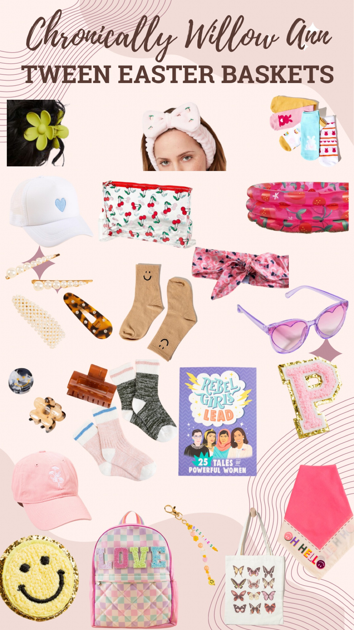 Really fun and cute things to put in a teen/tween girls Easter basket. These are so fun and such great spring looks. These are such fun accessories and will make each girl feel thought of and respected!

#LTKstyletip #LTKsalealert #LTKGiftGuide
