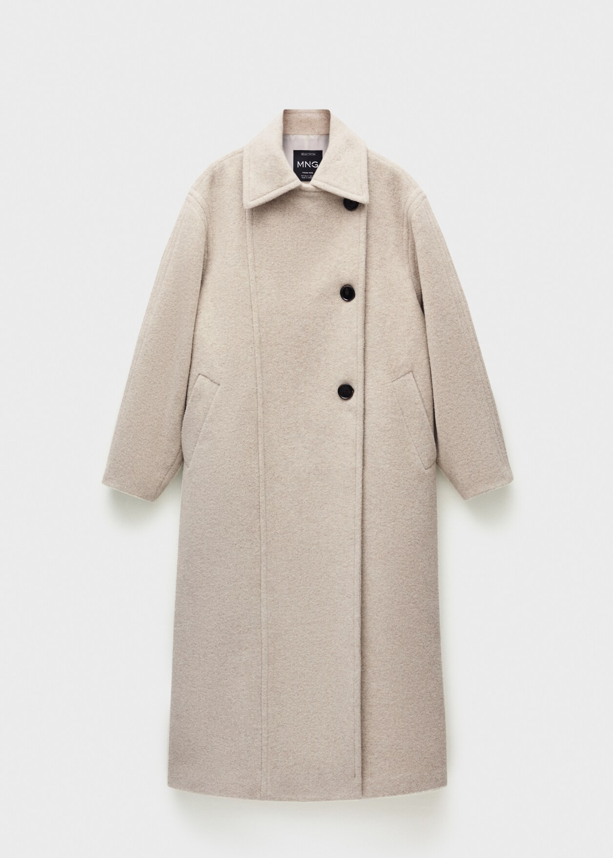 Double-breasted wool coat - Women | MANGO USA | Mango (US/MX/AU)