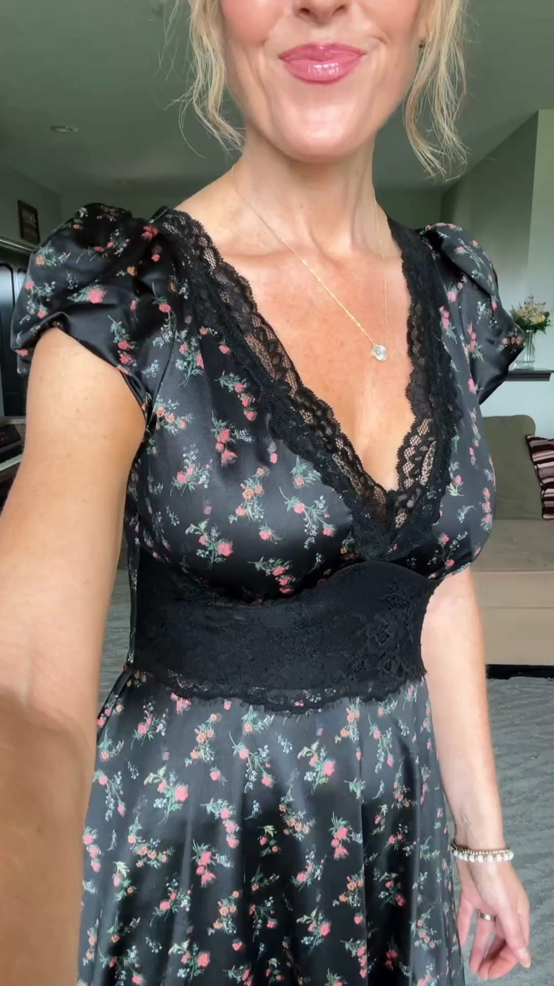 This floral lace dress does more than just look pretty. 🌸✨

Built-in shapewear smooths and supports, removable cups mean no bra needed, and the flattering V-neck and flutter sleeves make it feel effortlessly feminine. Perfect for date nights, weddings, showers, and everything in between.

Use code:
✨ Krista-15 to save 15% off $120
✨ Krista-20 to save 20% off $150

Would you wear this for a date night or a special event? 💕

floral lace dress, built in shapewear dress, flattering mini dress, feminine fashion, flutter sleeve dress, V neck dress, wedding guest dress, date night outfit, sculpting dress, summer fashion

#FloralDress #DateNightStyle #FashionOver40 #SummerStyle

#LTKootd