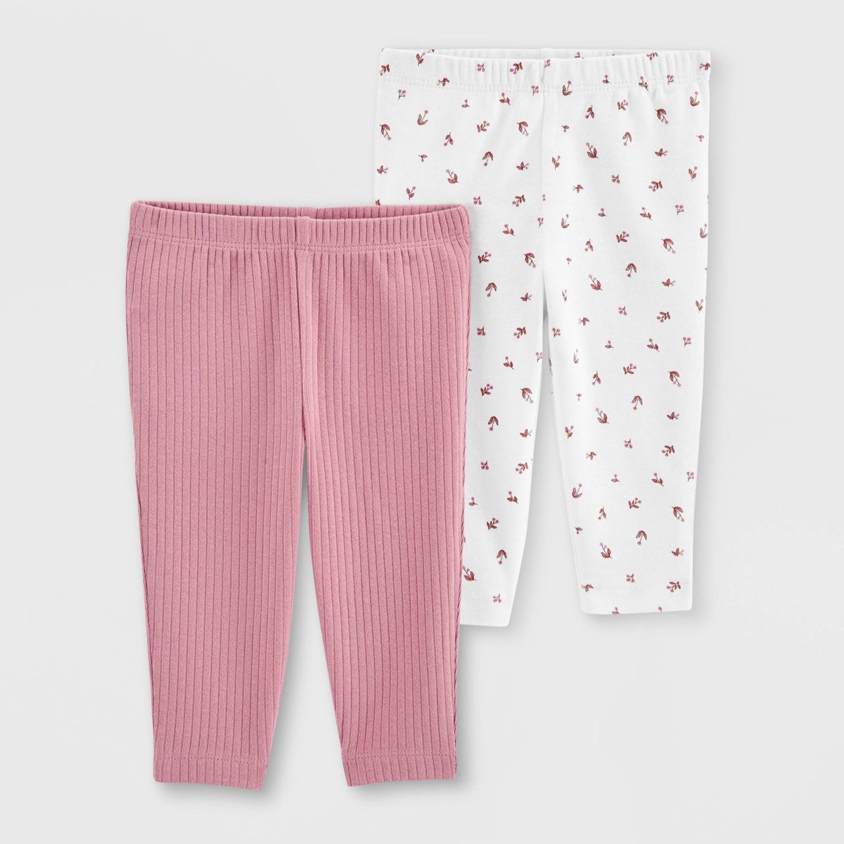 Carter's Just One You® Baby 2pk Giraffe Pants - Pink/White | Target