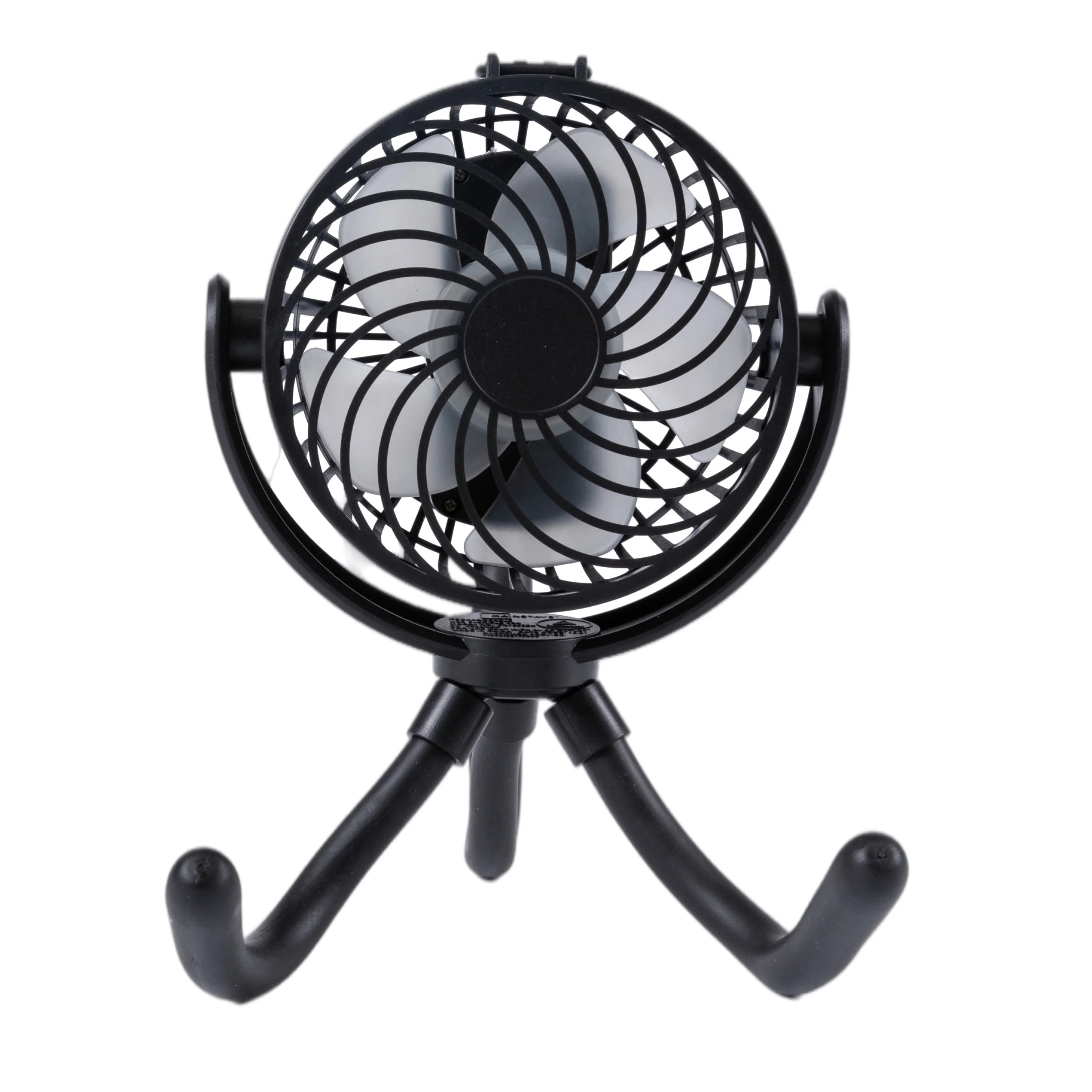 Mainstays Mini On-the-go Rechargeable Personal Fan with Flexible tripod, Black | Walmart (US)
