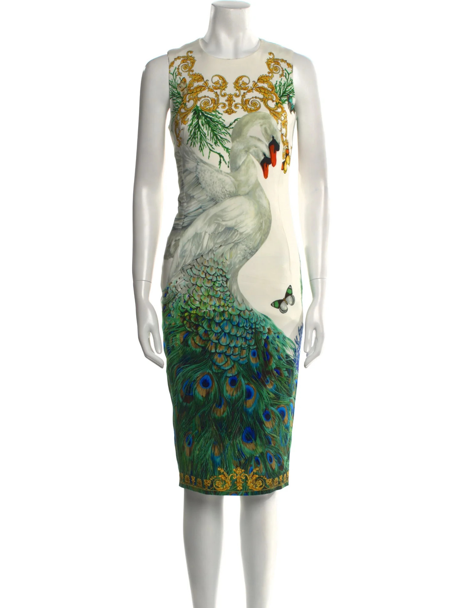 Printed Midi Length Dress | The RealReal