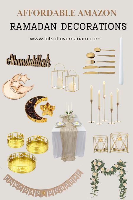 Affordable and reusable (amazing quality aswell! I have a few of these products and the ones I don’t have good reviews!) Ramadan decoration ideas 😍 Ramadan decor, Ramadan table decorations, Ramadan decoration ideas, Ramadan lights, home decor 

#LTKSeasonal #LTKeurope #LTKhome