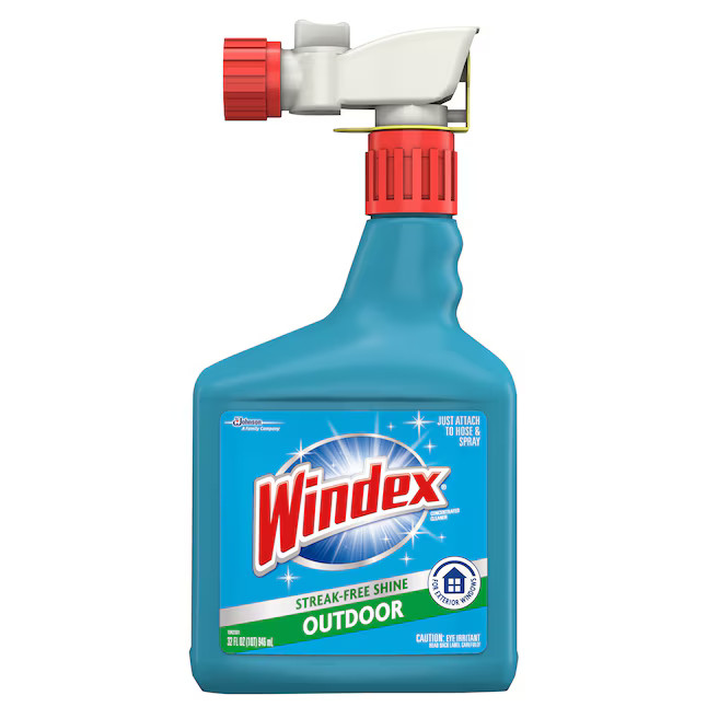 Windex Outdoor 32 -fl oz Pump spray Glass Cleaner | Lowe's