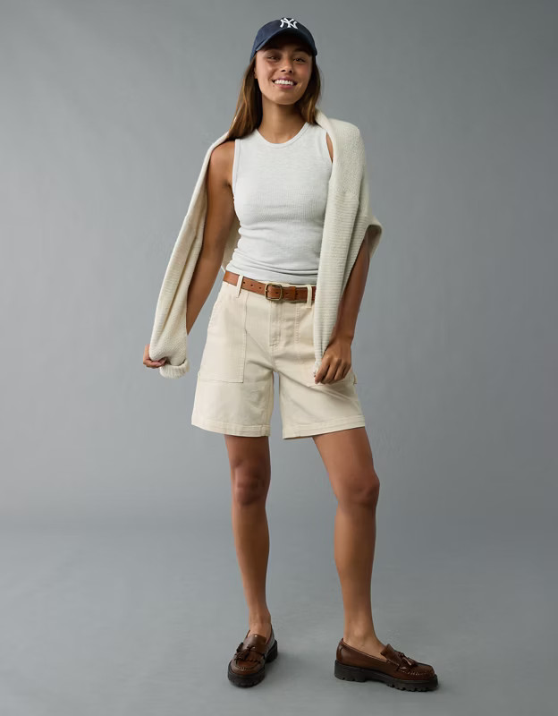 AE Plush High Neck Tank Top | American Eagle Outfitters (US & CA)