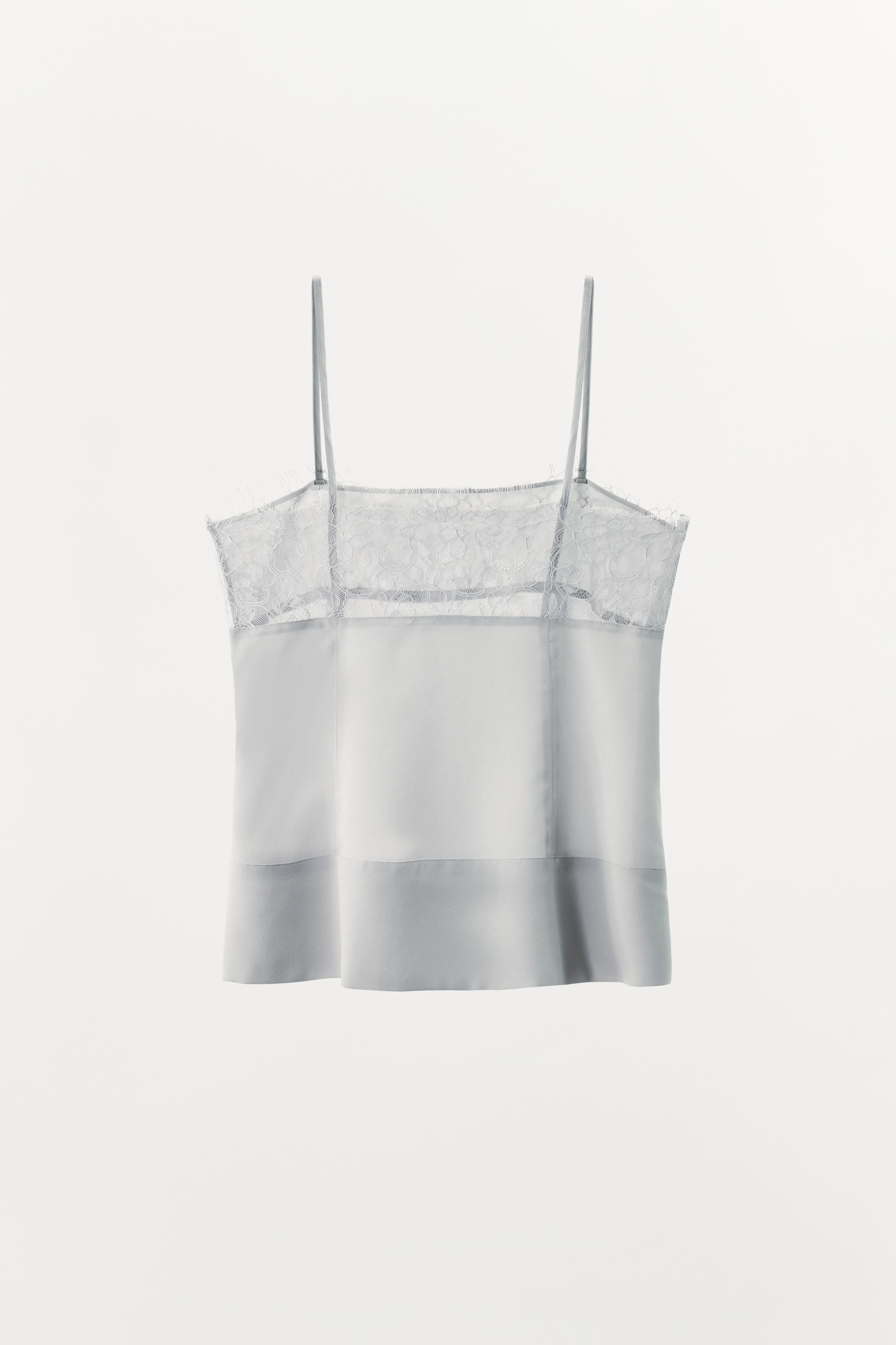 GEORGETTE LACE TOP | Zara US