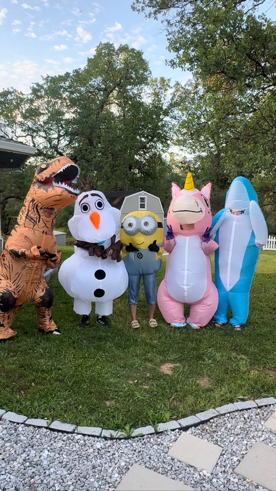 Easter egg hunt with costumes! 