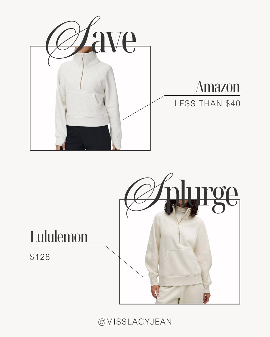 Save Vs Splurge ✨

save vs splurge // save or splurge // splurge or save // amazon fashion // amazon finds // amazon fashion finds // fall fashion // amazon fall fashion // fall fashion 2025 // fall style // fall outfits // fall outfit ideas // casual fall outfits // casual fall

#LTKFindsUnder100 #LTKFindsUnder50 #LTKStyleTip