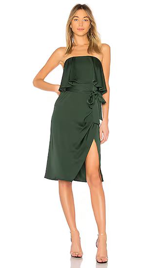 Lovers + Friends Violet Midi in Green. - size XS (also in M) | Revolve Clothing (Global)