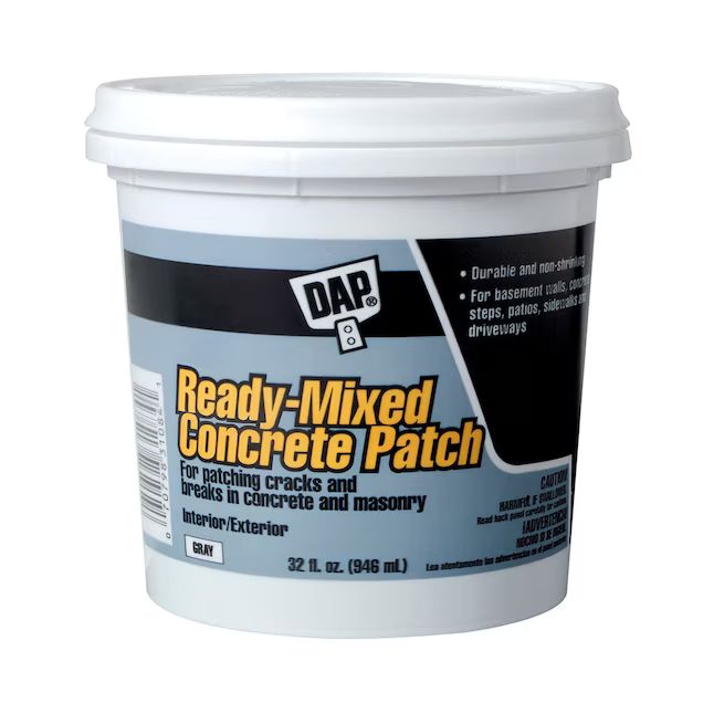 DAP 32-oz Waterproof Interior/Exterior Gray Concrete Patch | Lowe's