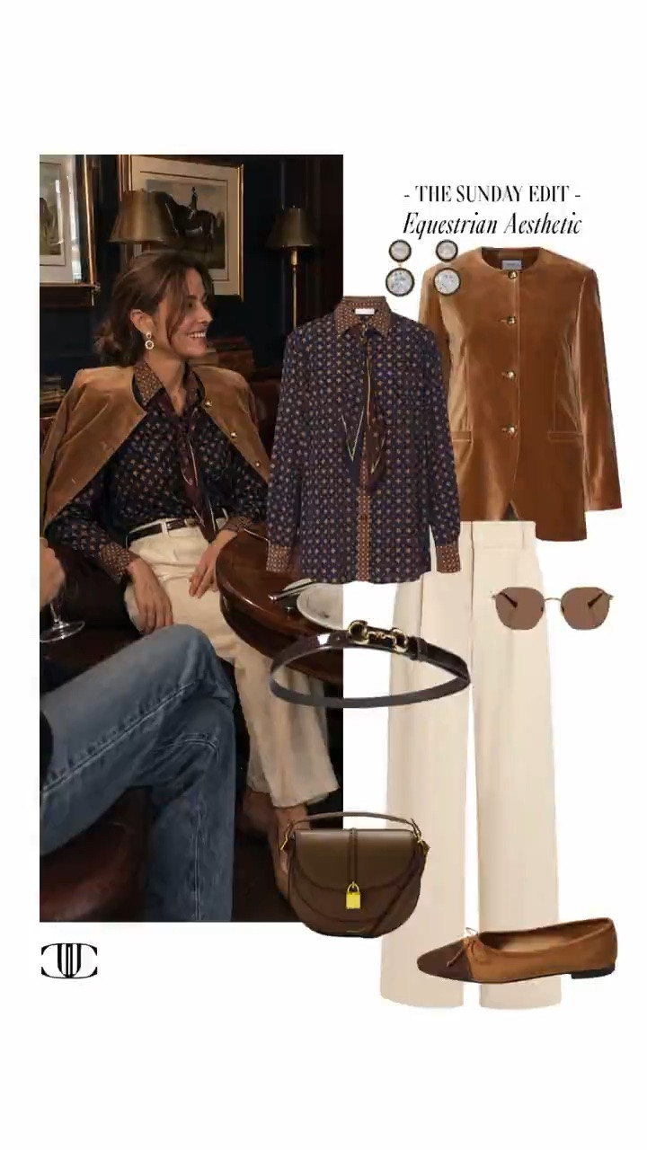 🐎 Some trends come and go, but equestrian style always finds its way back.

In The Equestrian Grandmother Edit, I’m leaning into the pieces I’ll always love: herringbone blazers, heritage plaids, rich chocolate browns, crisp button-downs, riding boots, suede, cashmere, and timeless leather accessories.

The goal is classic first, current second—polished, practical, and rooted in beautiful fabrics and silhouettes that only get better with time. Think a little English countryside, a little Kentucky, and a wardrobe built to be worn for years, not just one season.

Tap to shop the full edit and embrace timeless equestrian style this fall. 🤎✨

#LTKStyle #EquestrianStyle #EquestrianGrandmother #HeritageStyle #ClassicStyle #OldMoneyStyle #EnglishCountryside #FallFashion #TimelessStyle #LTKFinds

#LTKootd #LTKSeasonal #LTKOver40