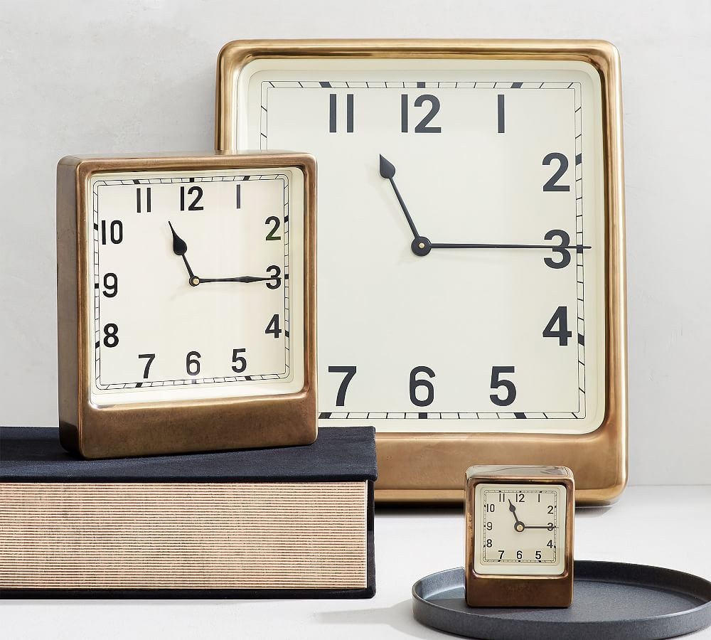 Anton Desktop Clock | Pottery Barn (US)