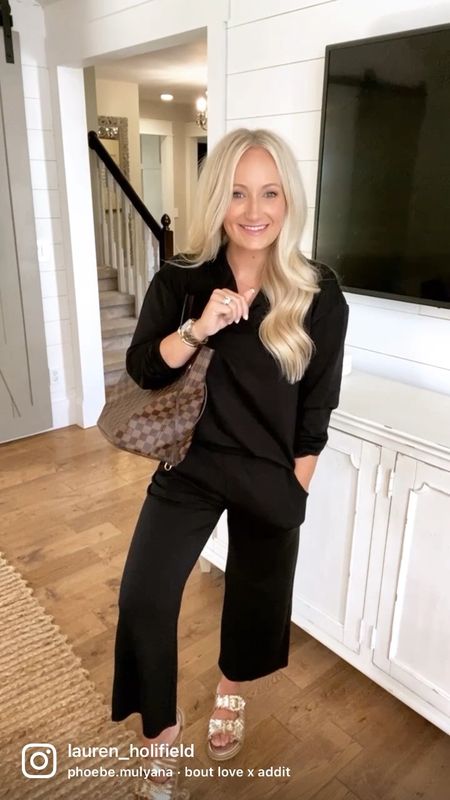 The cutest Walmart lounge set! Wearing a small in the top + bottoms and the material is so soft, which makes it so comfortable! The perfect outfit for running errands or a busy travel day! 

#LTKshoecrush #LTKunder50 #LTKstyletip