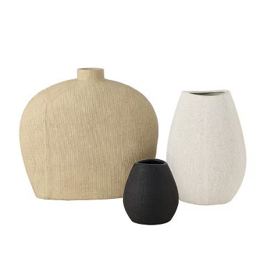 Sav Ceramic Textured Vase Set Of 3 - RDC4028 - Multi - Safavieh | Target