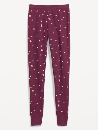 Matching Printed Thermal-Knit Pajama Leggings for Women | Old Navy (US)