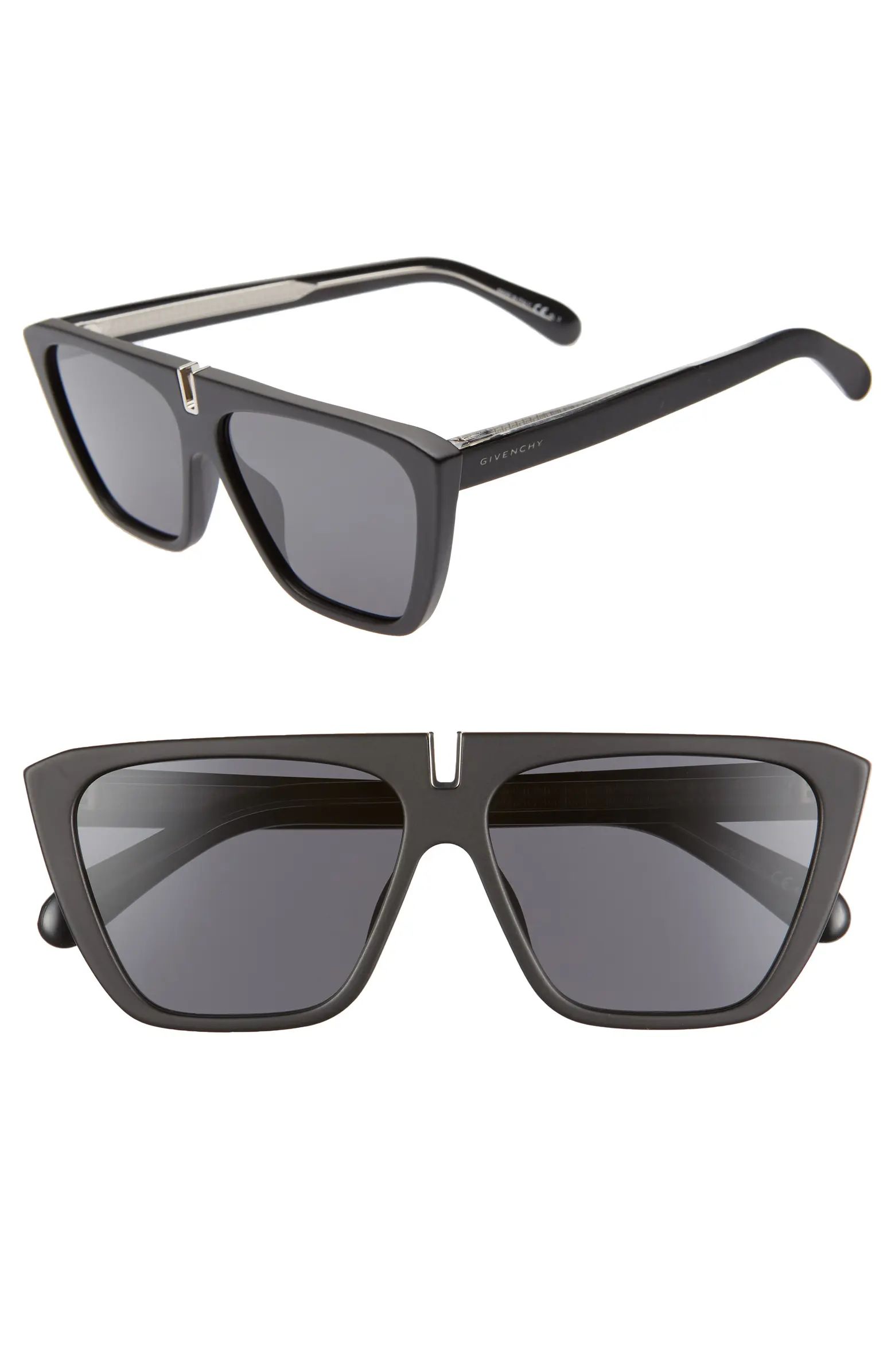 58mm Flat Top Sunglasses | Nordstrom