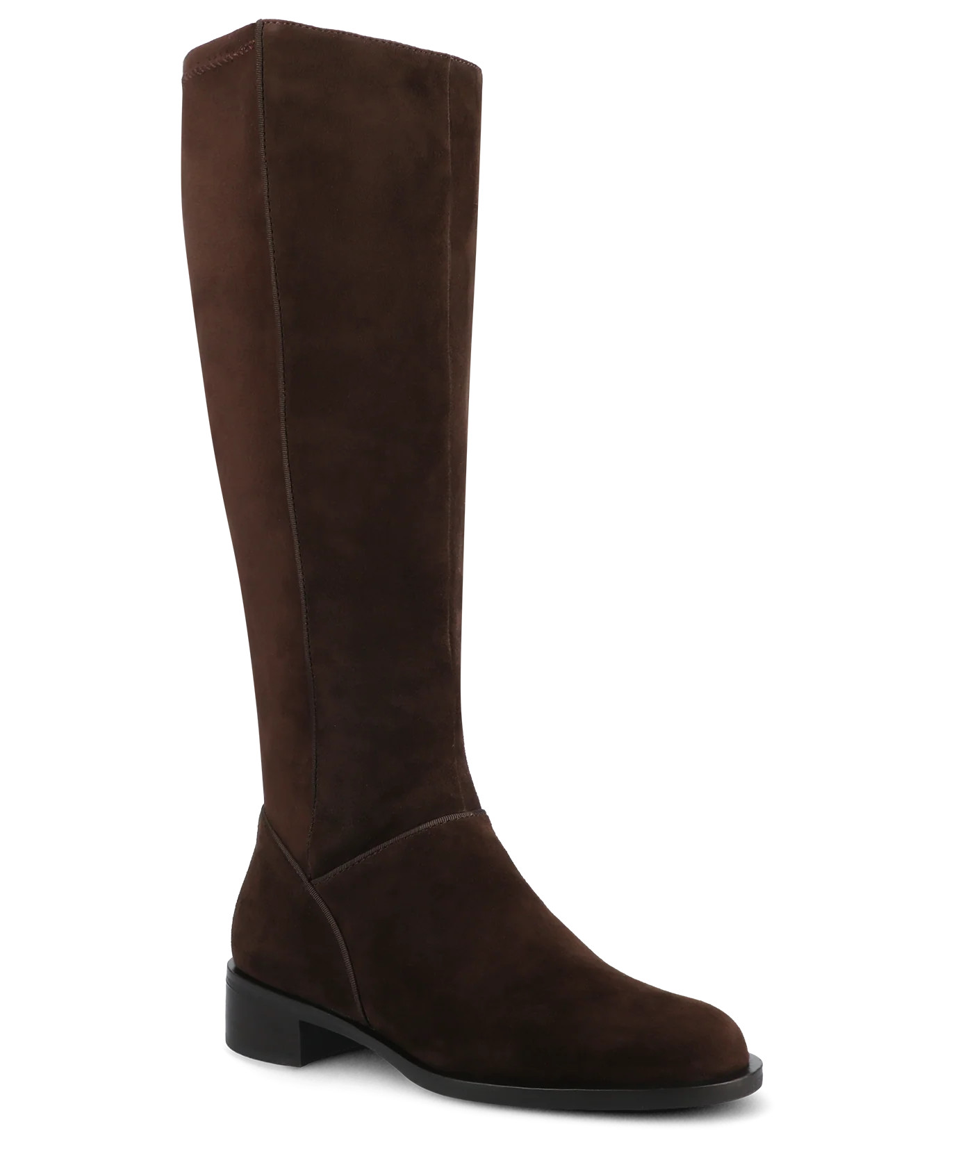 The Starling Tall Boot - Chocolate Suede | Birdies