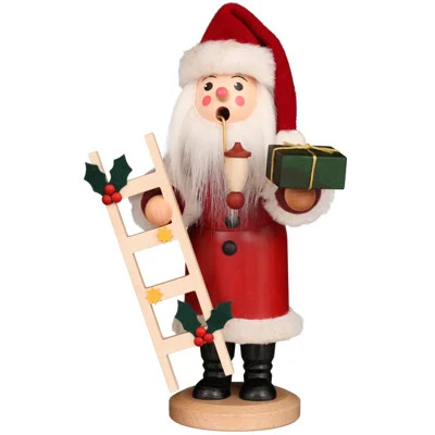 The Holiday Aisle® Smoker - Santa with Ladder | Wayfair North America