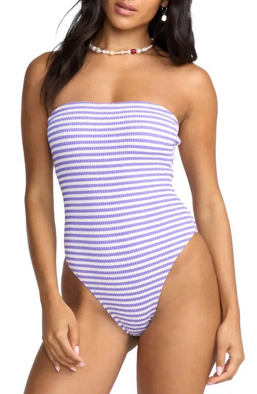 Billabong x Josie Summer Hi Tully Convertible One-Piece Swimsuit in Purple Punch at Nordstrom, Size Large | Nordstrom