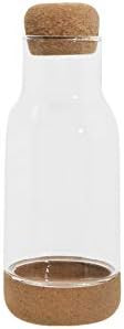 Creative Co-Op Clear Carafe with Soft Cork Base & Lid Glasses and Bar Tools | Amazon (US)