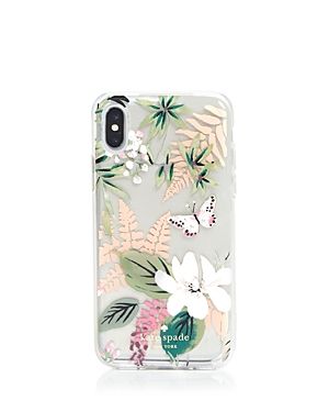 kate spade new york Jeweled Botanical Clear iPhone X Case | Bloomingdale's (US)