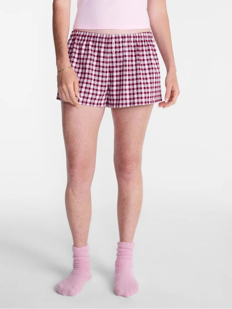 No Boundaries Sleep Boxer Shorts, Women's XS-XXL | Walmart (US)