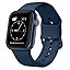 Sport Band Compatible with Apple Watch Bands 49mm 46mm 45mm 44mm 42mm 41mm 40mm 38mm, Soft Silico... | Amazon (US)