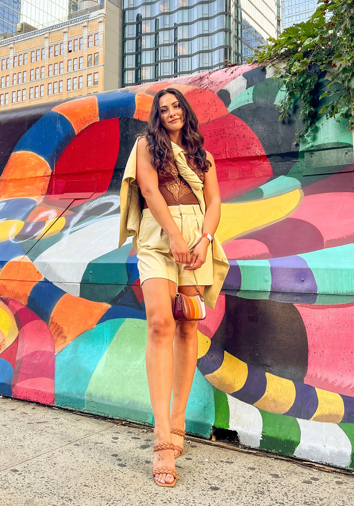 Having a moment for this leather shorts/blazer set 💛

#LTKunder100 #LTKworkwear #LTKitbag