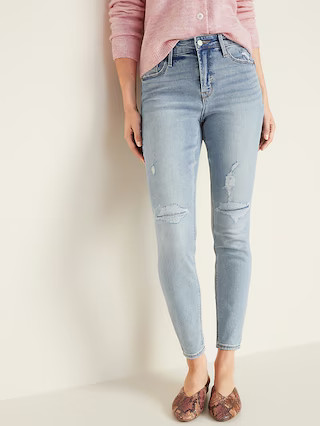 High-Waisted Rockstar Super Skinny Jeans for Women | Old Navy (US)