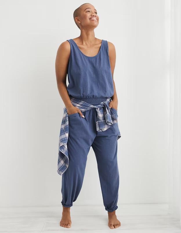 Aerie Everyday Track Jumpsuit | American Eagle Outfitters (US & CA)