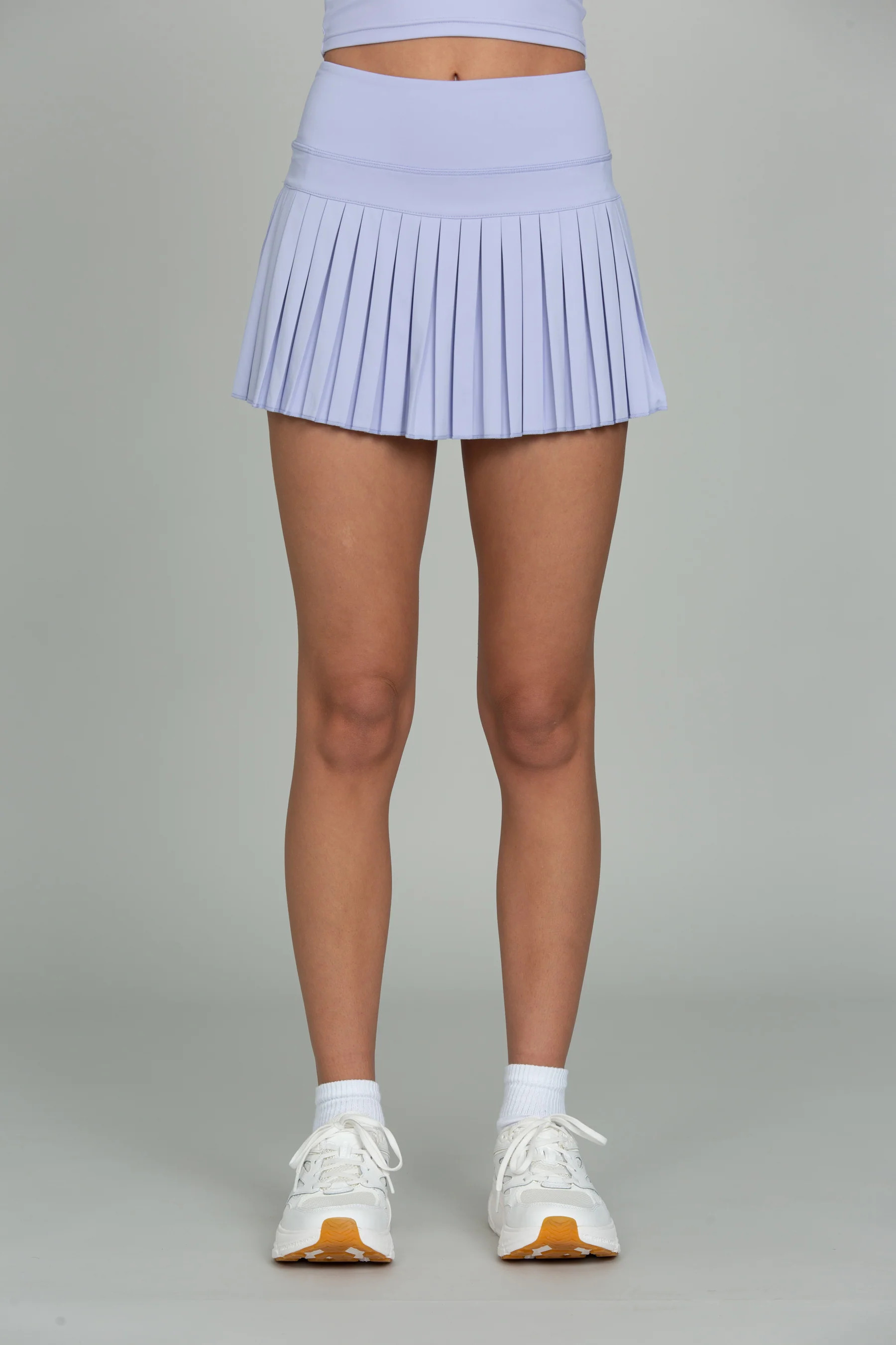 Lavender Fields Pleated Tennis Skirt | Gold Hinge