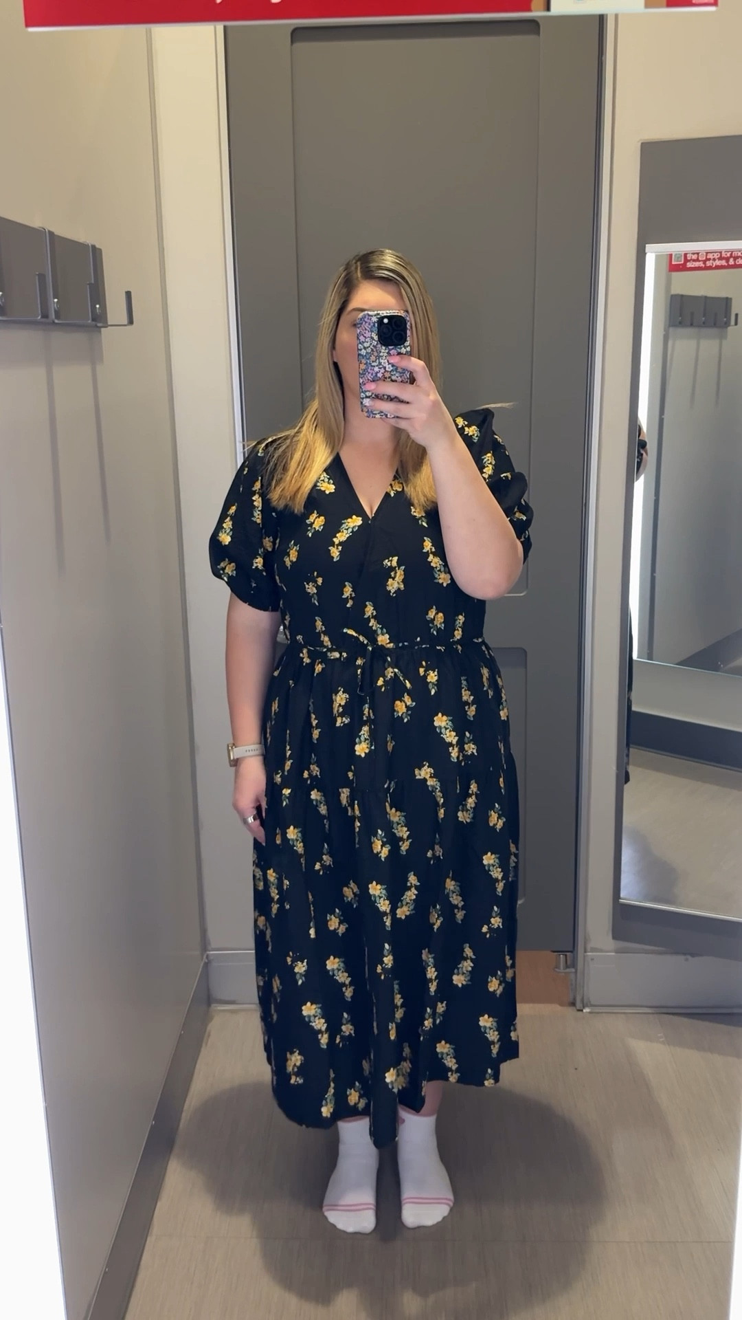 This wrap-tie midi is one of those Target dresses that sells out for a reason.

Why it’s a must:
• Empire waist + wrap tie = flattering without squeezing
• Lightweight, breathable fabric that moves beautifully
• Tiered midi skirt that doesn’t cling
• V-neck + side pockets (always a win)
• Comes in black, yellow floral, and blue

Perfect for brunch, date night, casual weddings, or everyday elevated style.

Linking it here before the remaining sizes disappear.

#LTKPlusSize #LTKMidsize #LTKTall