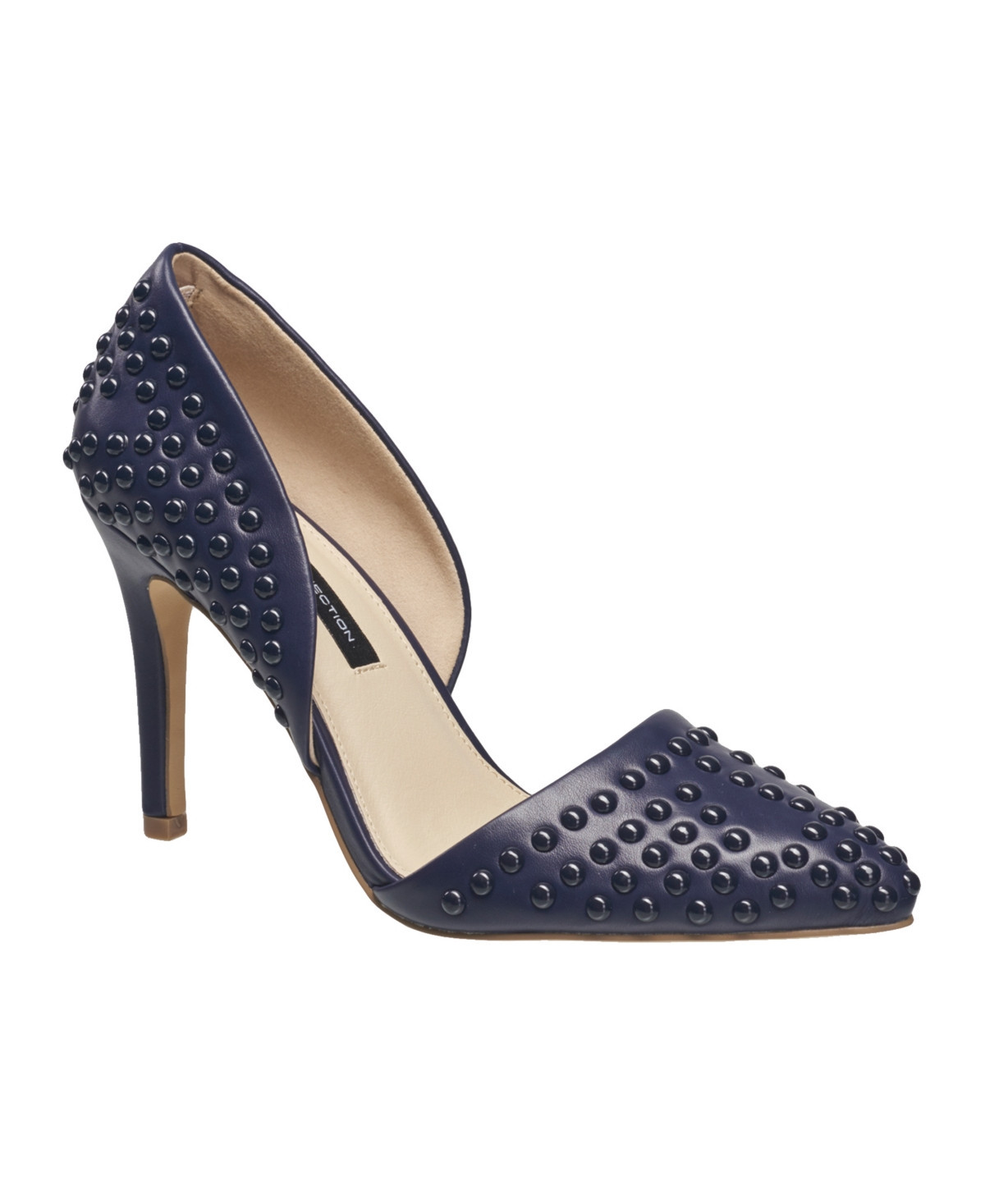 French Connection Women's Forever Studded Two-Piece Pumps - Ultra Blue | Macy's