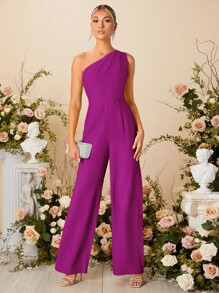 SHEIN Belle One Shoulder Wide Leg Jumpsuit SKU: sw2203030213537022(1000+ Reviews)$17.49$16.62Join... | SHEIN