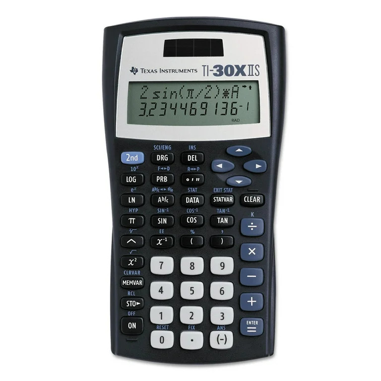 Texas Instruments TI-30XIIS Two-Line Scientific Calculator High School and College - Walmart.com | Walmart (US)