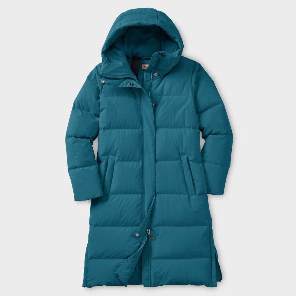 Women's Ruffer Puffer Arctic Down Long Coat | Duluth Trading Co.