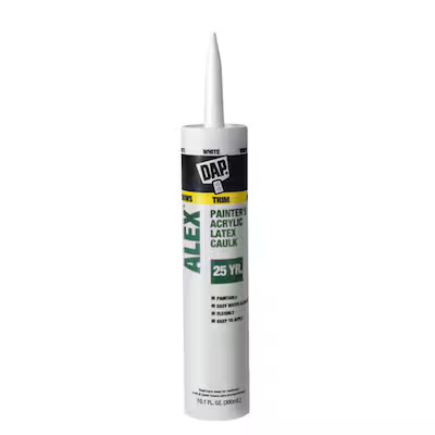 DAP  Alex Painter's 10.1-oz White Paintable Latex Caulk | Lowe's