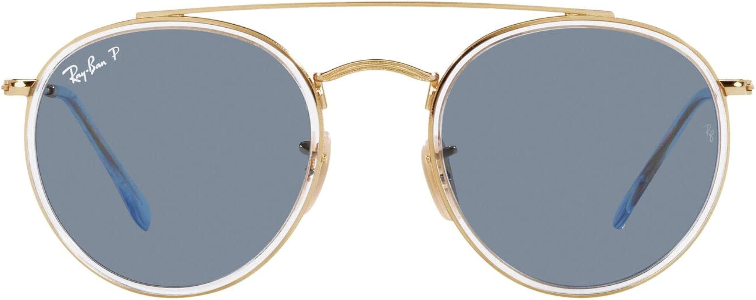 Ray-Ban RB3647N Double Bridge Round Sunglasses | Amazon (US)