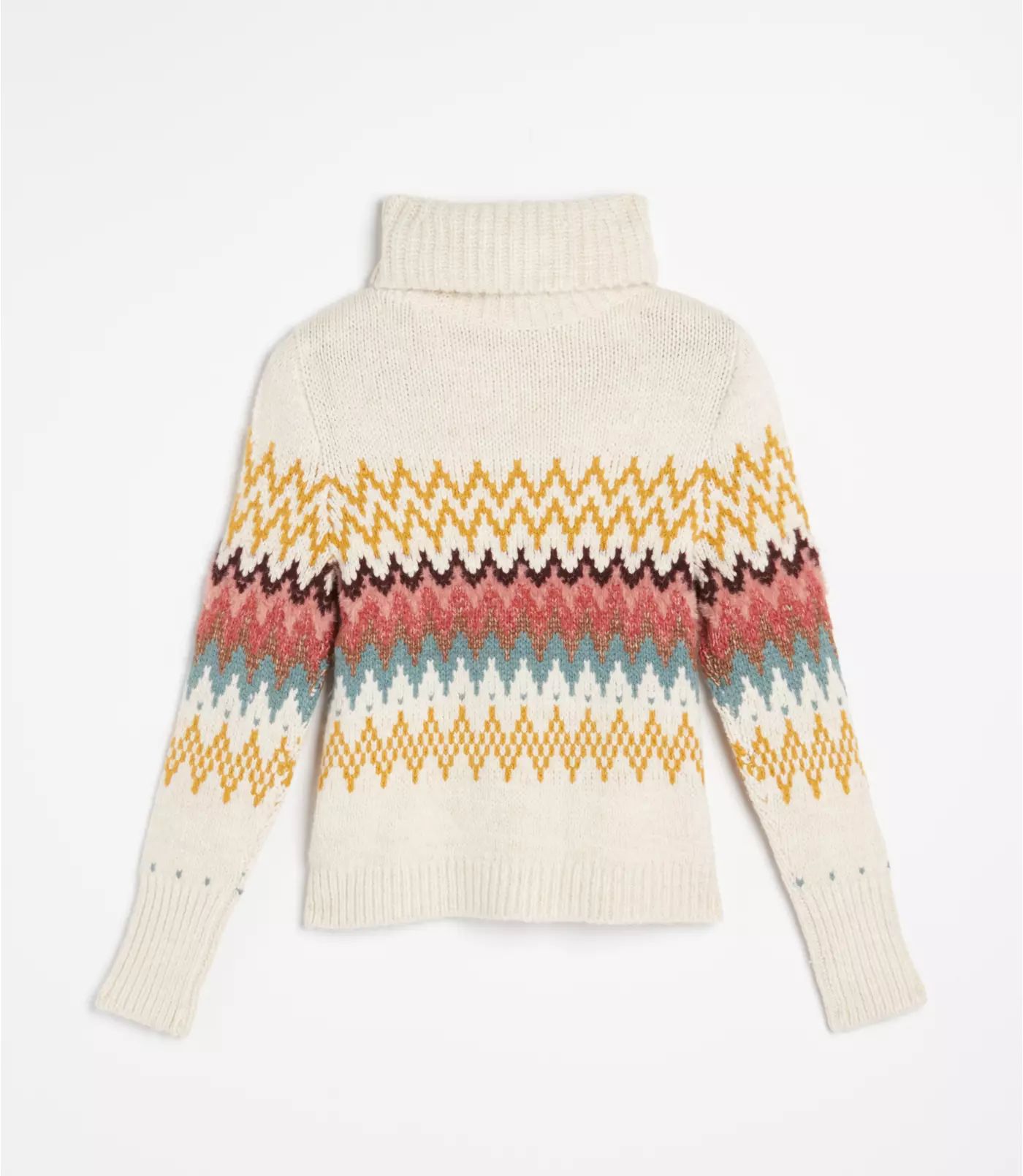 Fair Isle Turtleneck Sweater | LOFT | LOFT