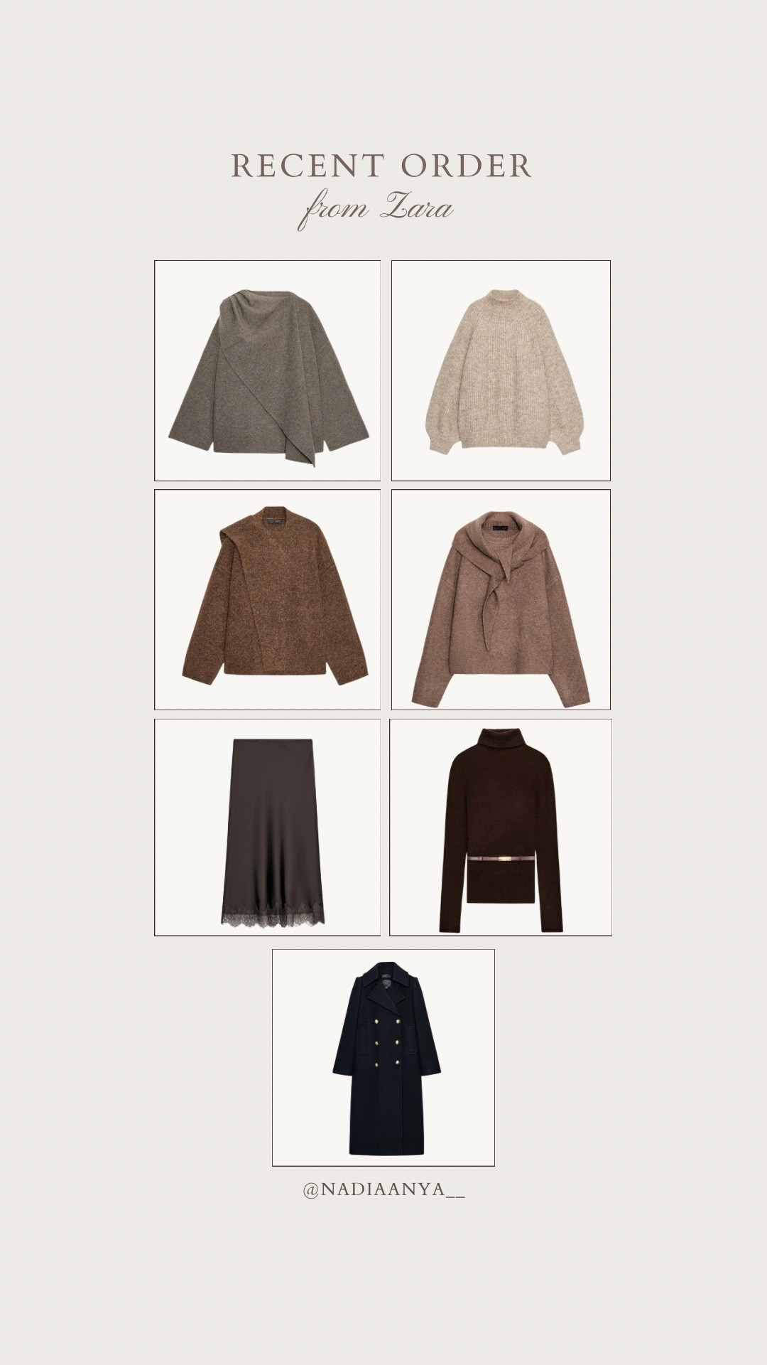 Recent order from Zara!

#LTKstyletip #LTKwinter #LTKeurope