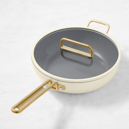 GreenPan Stanley Tucci(TM) Ceramic Nonstick Stanley Pan, 4 1/2-Qt., Carrara White | Williams-Sonoma