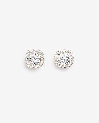 Rhinestone Square Stud Earrings | Express