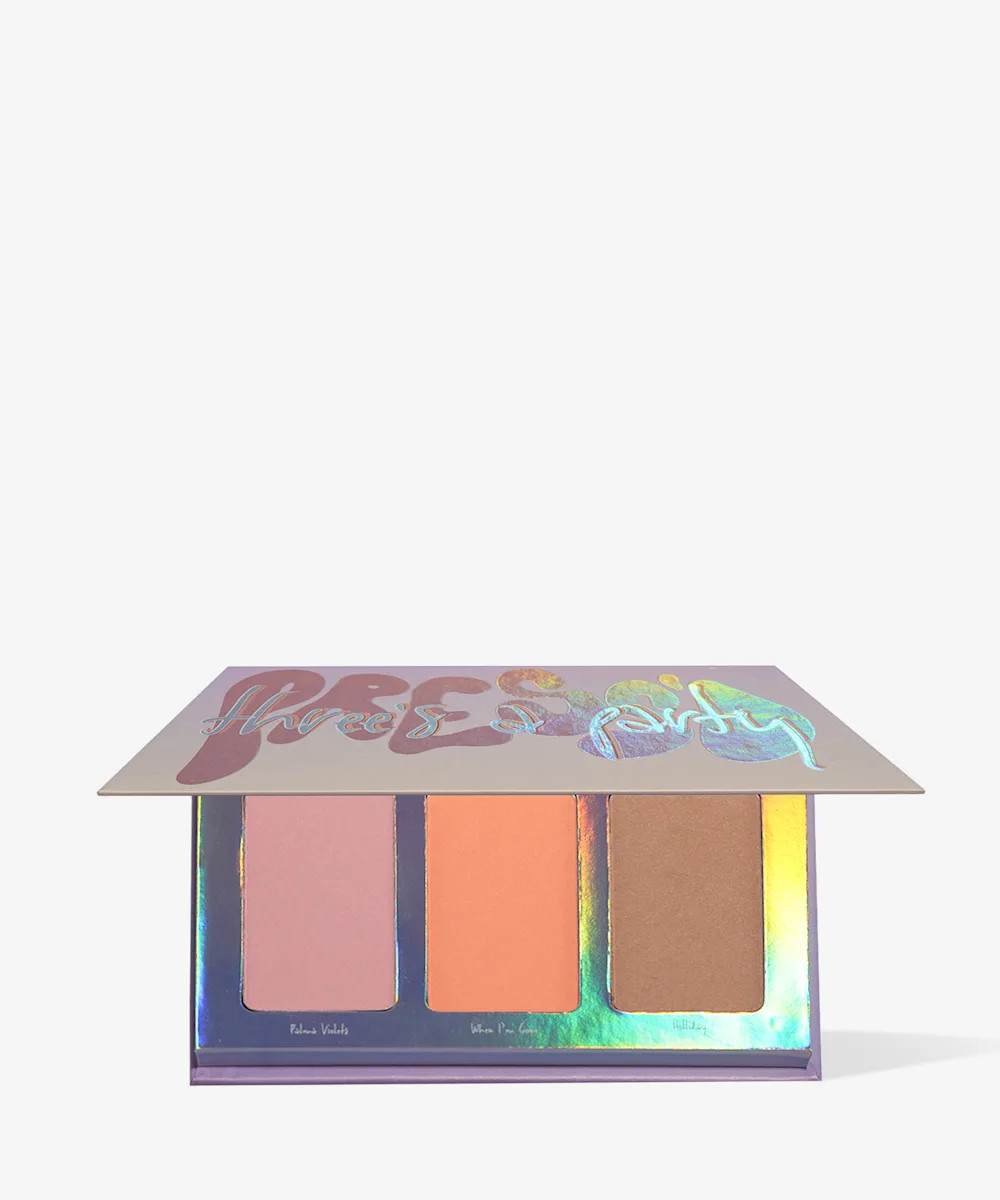 Hollipop Three's A Party Blusher Palette | Beauty Bay