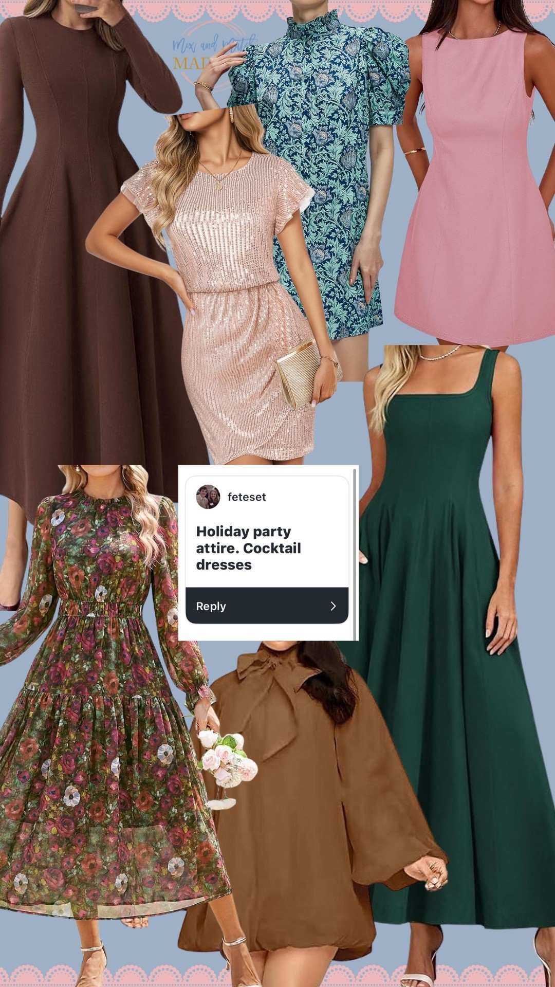 These cocktail party dresses are perfect for upcoming events this fall & winter!